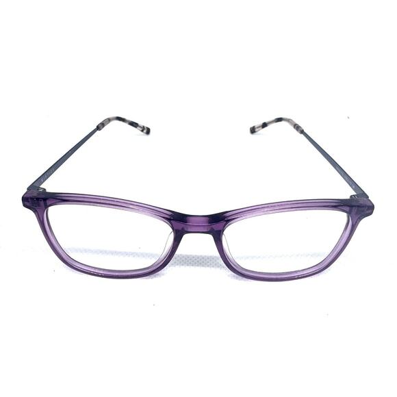 NIFTIES N19408-3735 LK PURPLE PLASTIC AND METAL EYEGLASSES FRAMES 47-16-140 main image 6